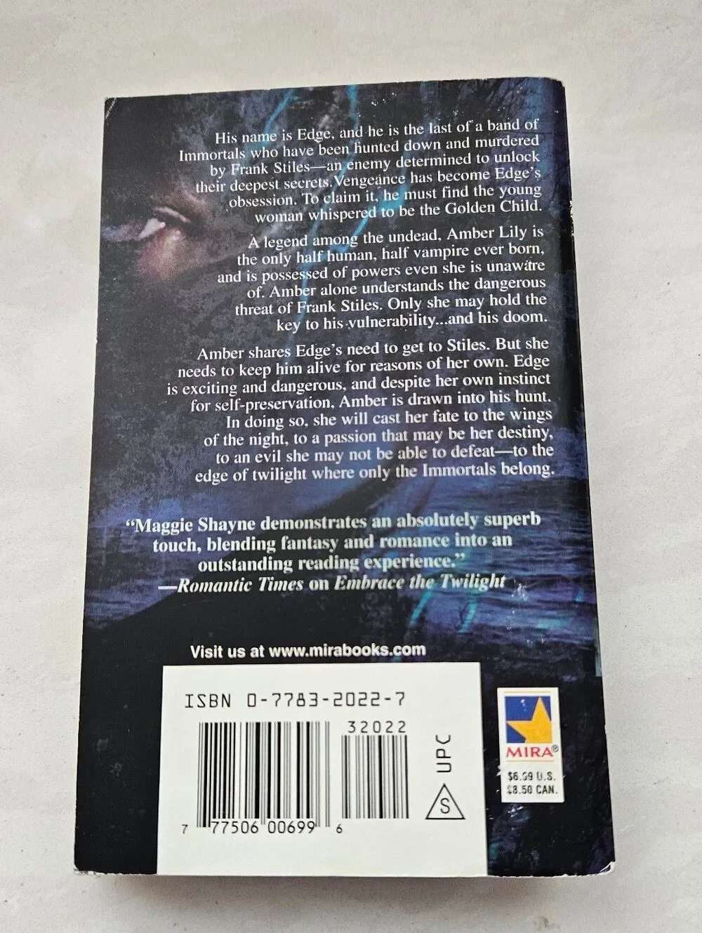 Edge of Twilight by Maggie Shayne Paperback Book